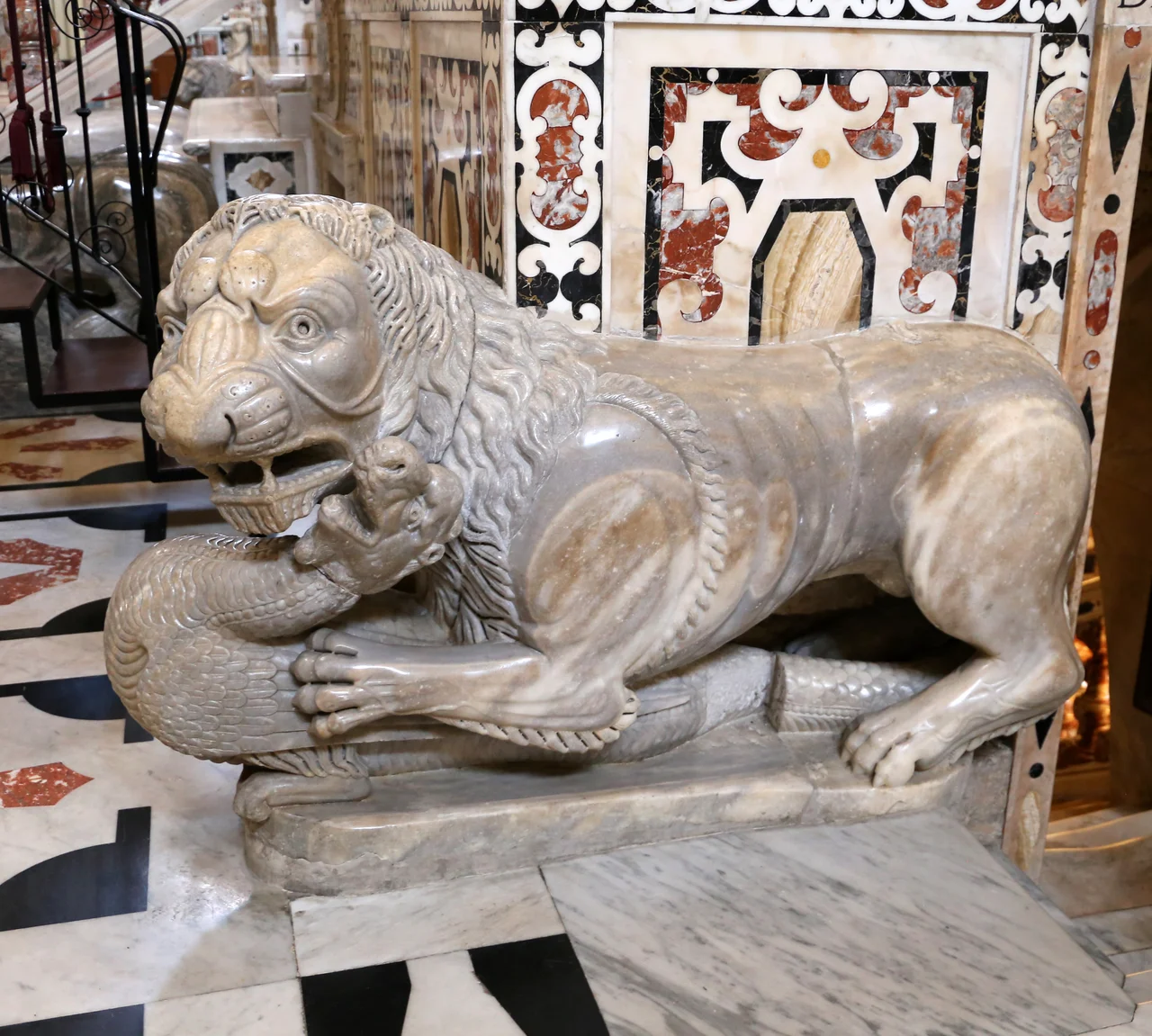 Pulpit in the Cathedral of Cagliari