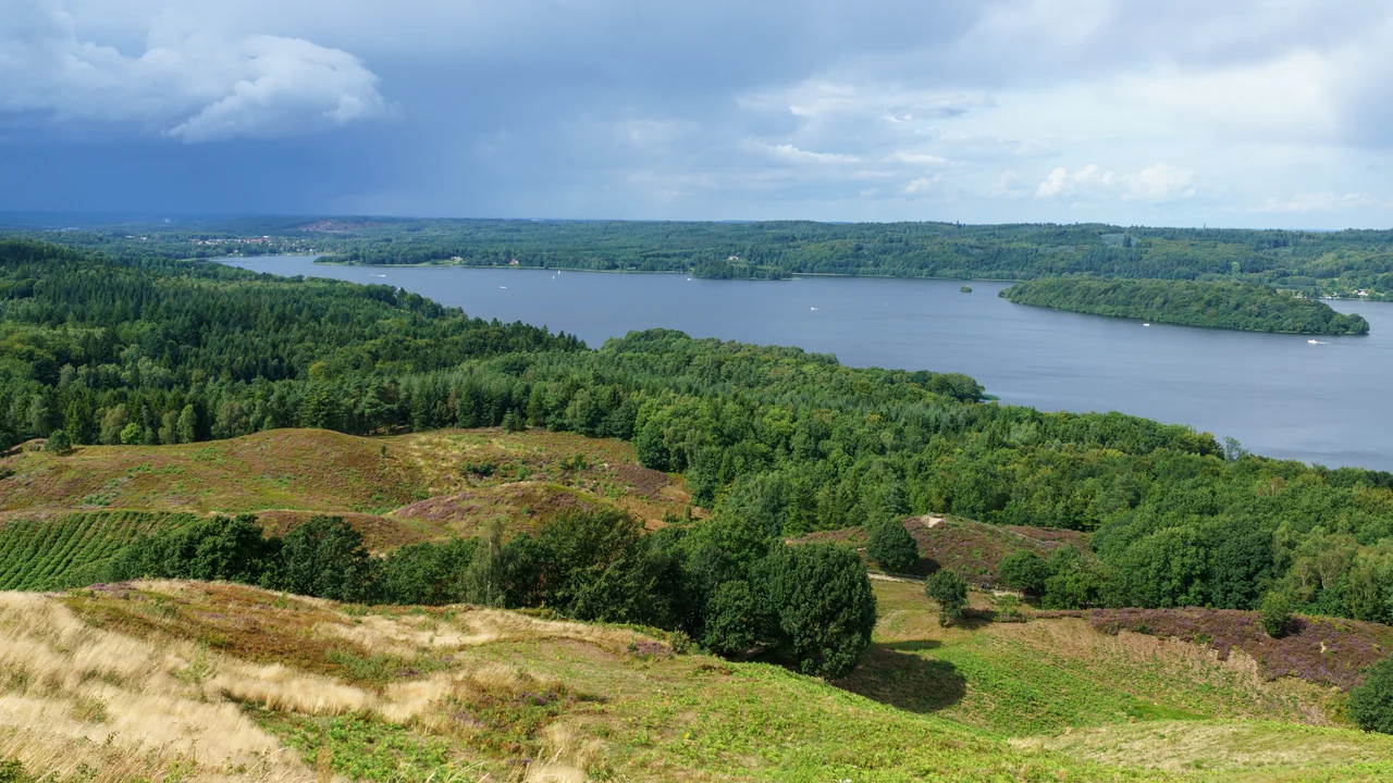 Lake Julsø from Himmelbjerget