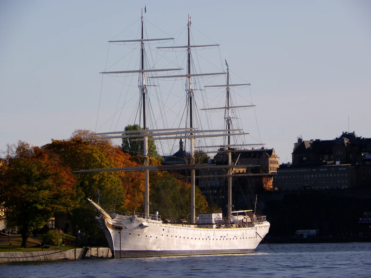 The hostel af Chapman in Stockholm.