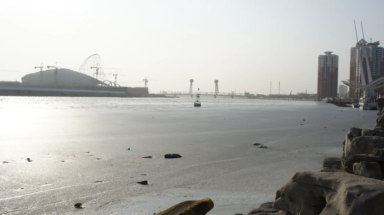 The Bund of the Hai river, Tianjin.